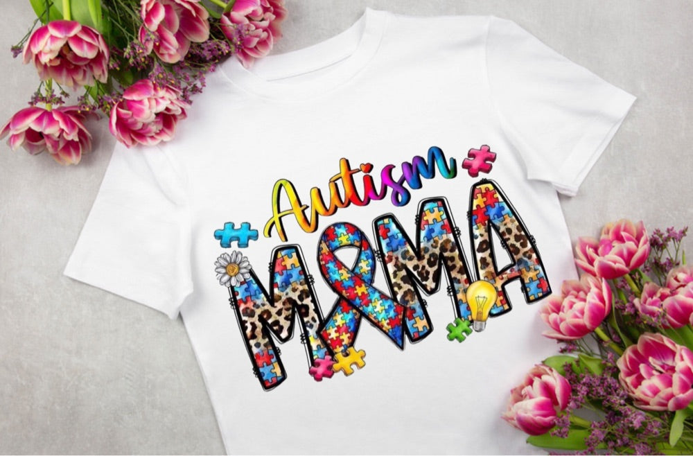 Autism Mama T-shirt image 0