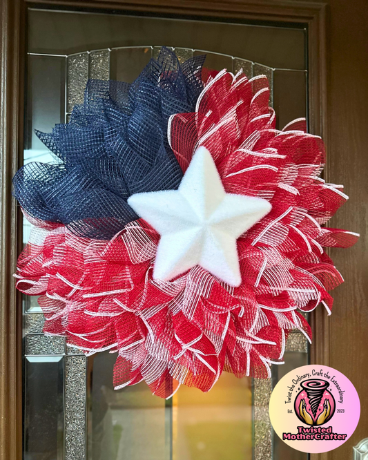 American Flag Wreath